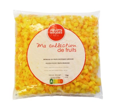 Frozen Mix Exotic Fruit ( Mango, Pineapple Dice 10x10) 1kg