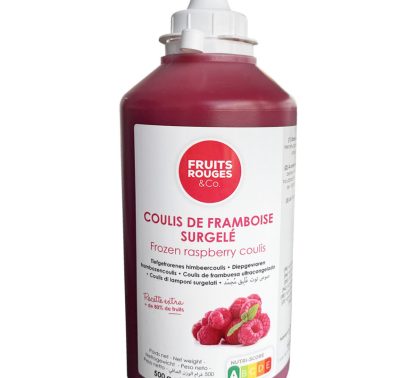 Frozen Coulis Raspberry 17% 500g Bottle