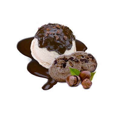 Cocoa Hazelnut Cream with Biscuit