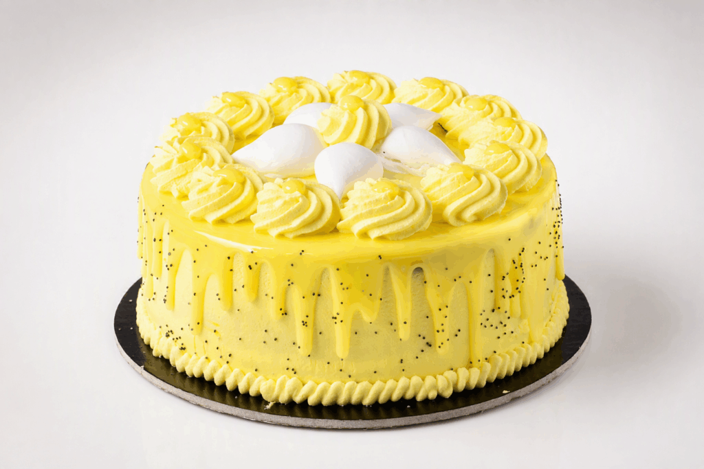 Lemon – Matcha Drip Cake