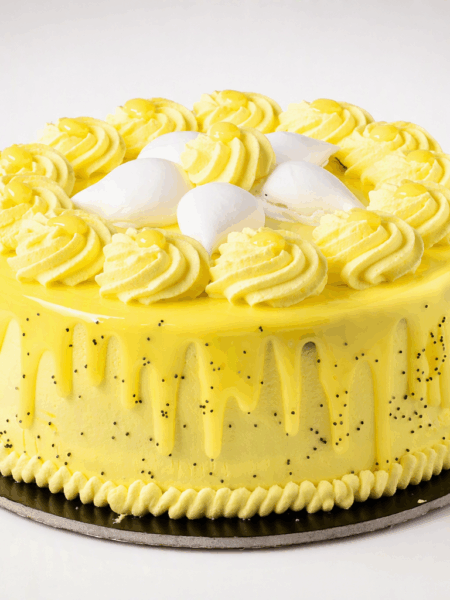 Lemon – Matcha Drip Cake